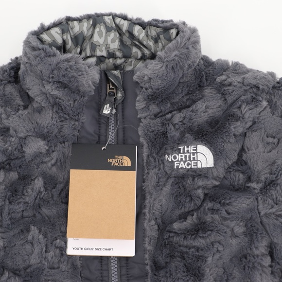 New The North Face XS Youth Girls Mossbud Swirl Jacket Grey - Picture 2 of 16